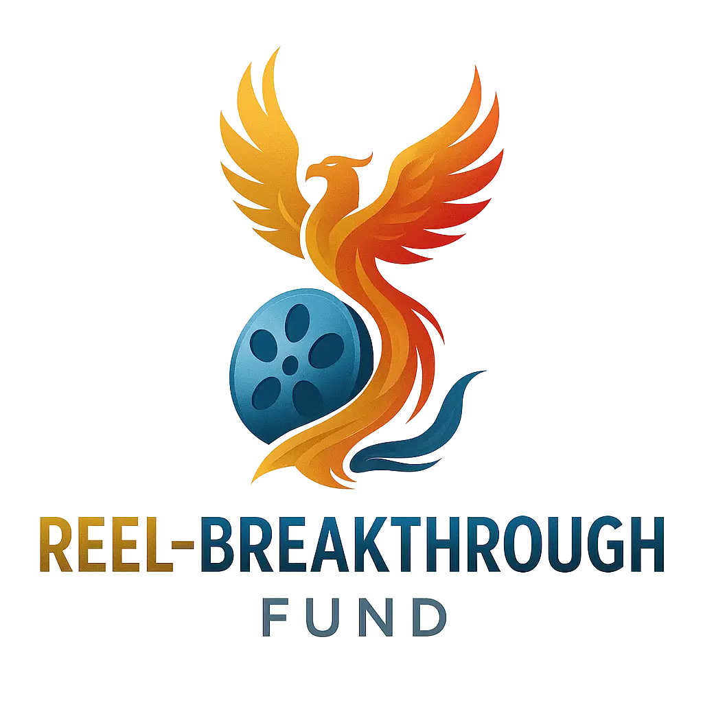 Reel-Breakthrough Fund logo – symbolizing innovation, creative freedom, and new opportunities in independent film investments under Reel-Funding Group.